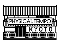 PHYSICAL TEMPO KYOTO(12/9~12/30)